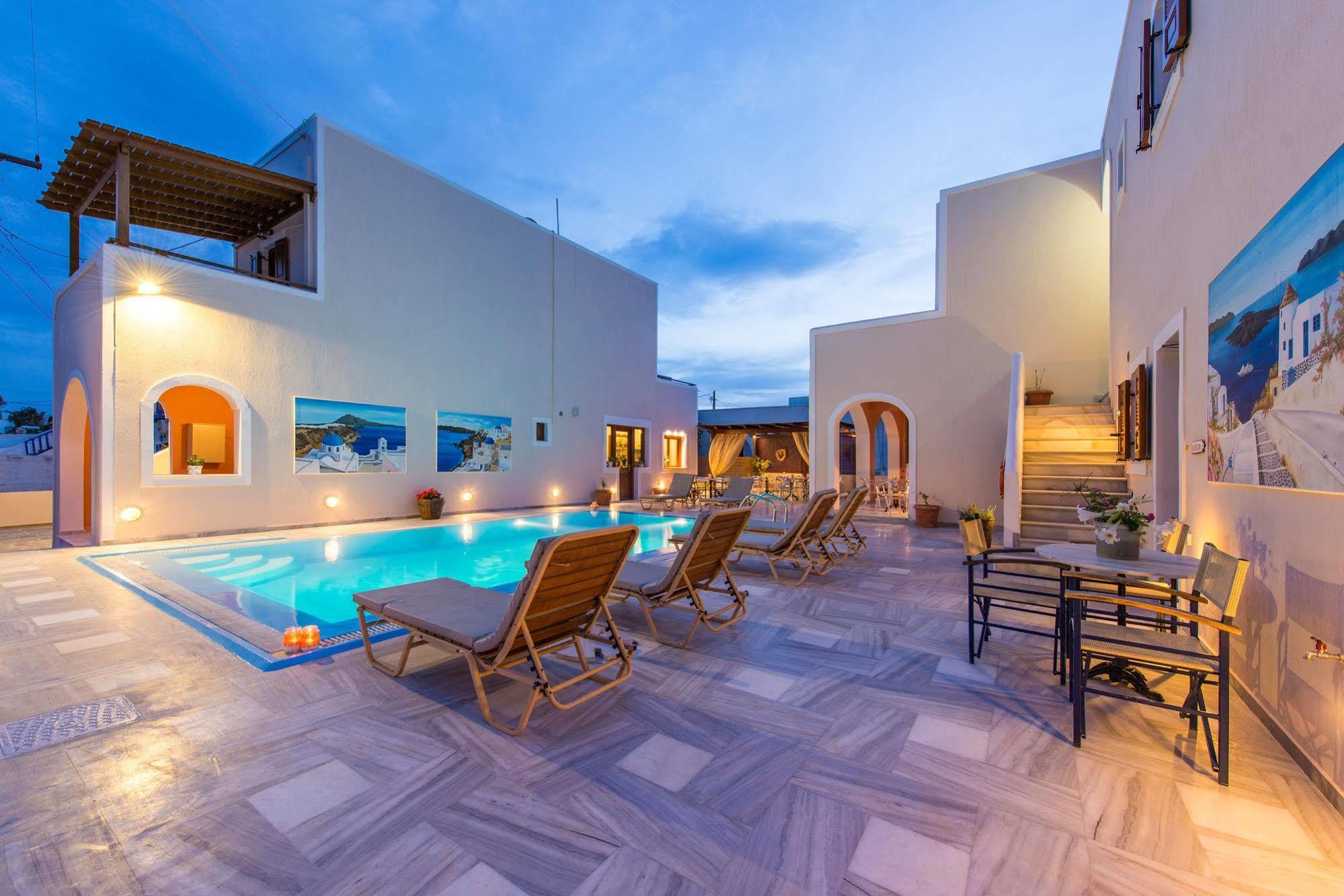 Villa Voula Perissa  Buitenkant foto